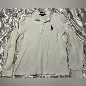 Ralph Lauren Cream Long Sleeve Sweater